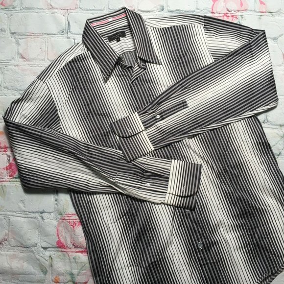 Ted Baker London Other - Ted Baker London Men Size 5 (XL) Black Striped No